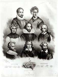 Berømte forfattere, 1833